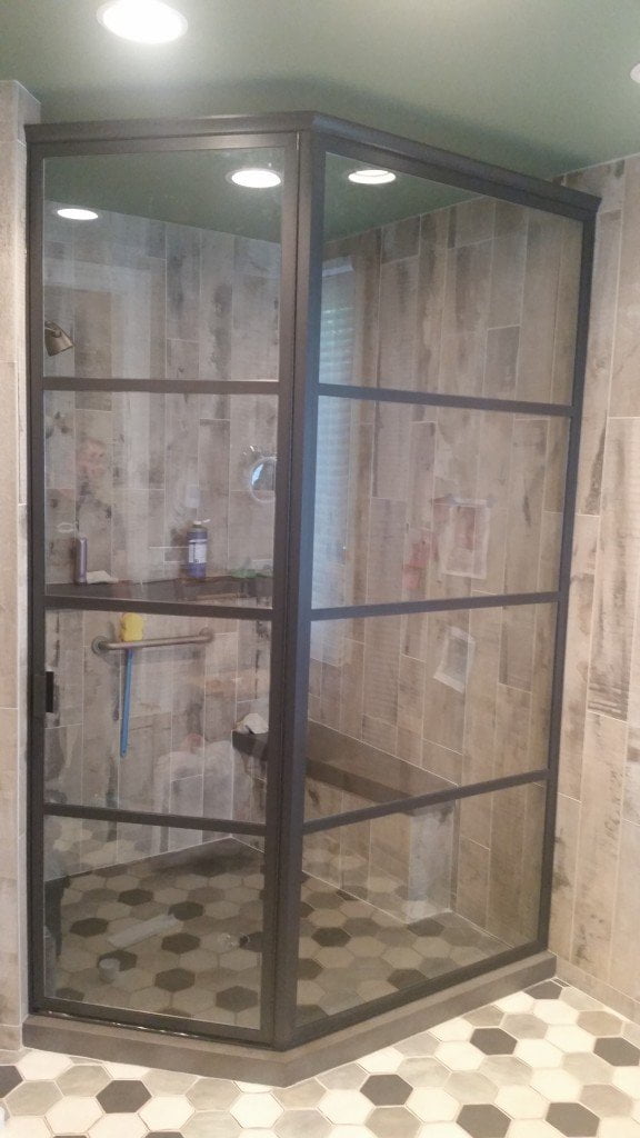 Chicago Framed Glass Shower Doors Chicago Framed Glass Shower Doors Installation