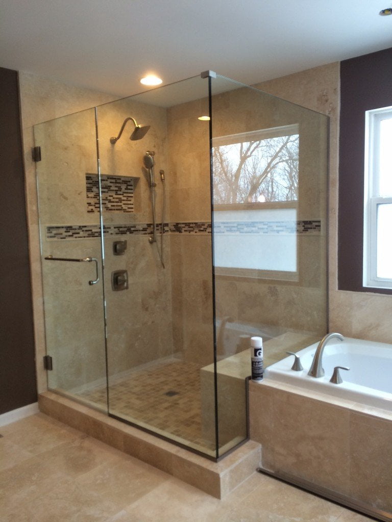 Chicago Frameless Glass Shower Doors Glassworks Since 1977 Chicago Frameless Glass Shower Doors Door Installation